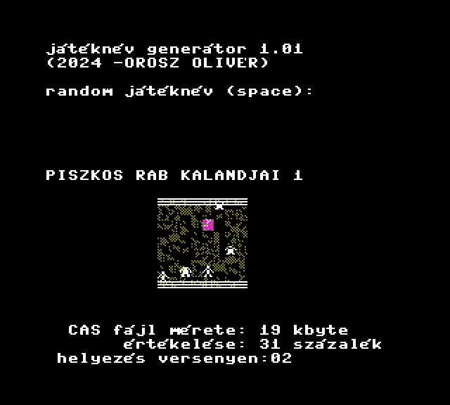 Játéknév generátor v1.01