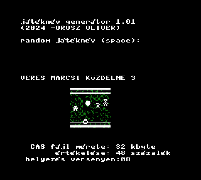 Játéknév generátor v1.01 extra