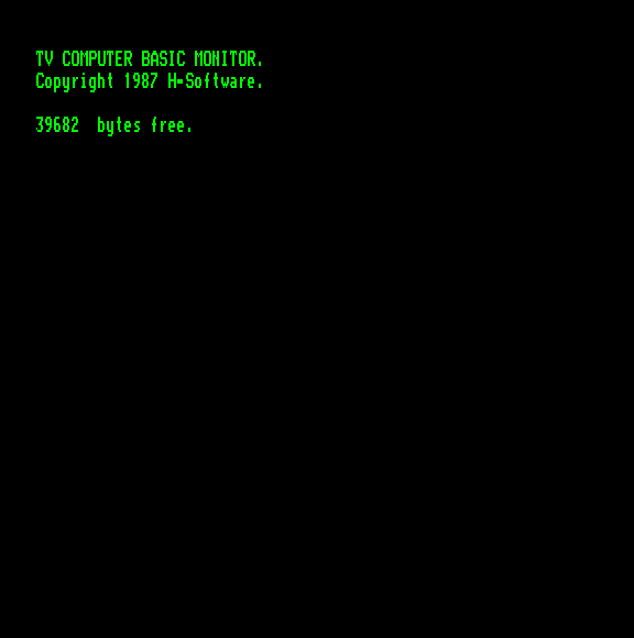 TV Computer Basic Monitor