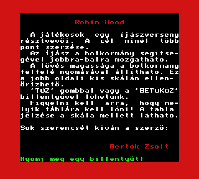 Íjászverseny (Robin Hood) (eredeti wav) extra