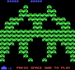 Space Invaders (cartridge) extra
