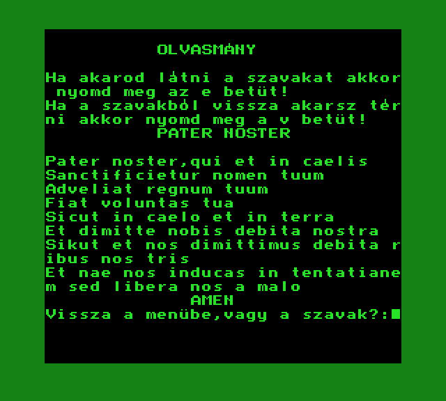 Latin oktató extra