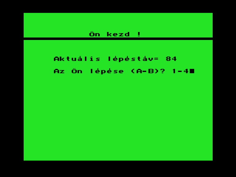 Lépegetős játék extra