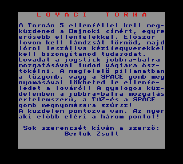 Lovagi torna (f3) extra