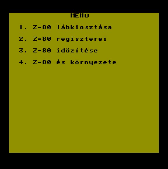 Z80 mikroprocesszor