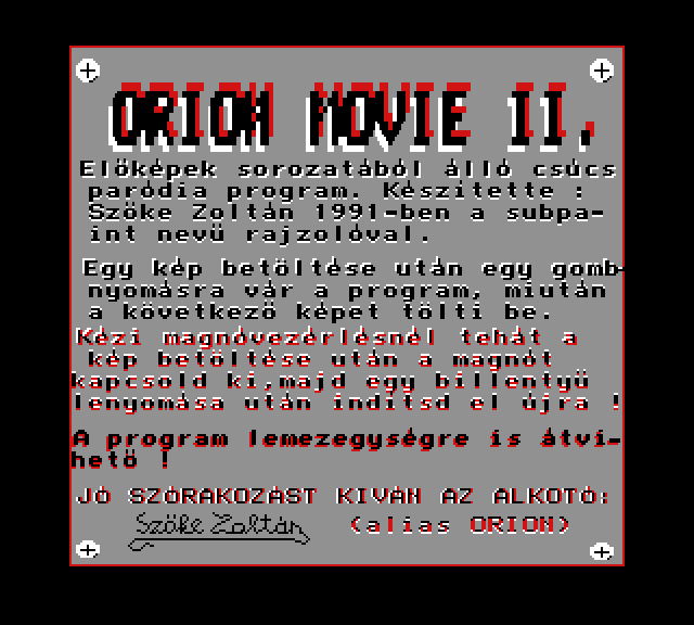 Orion Movie 2 (f13)
