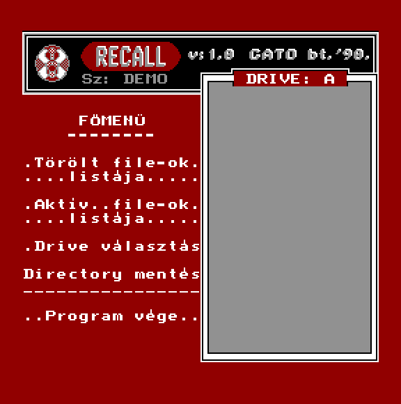Recall V1.00 Demo