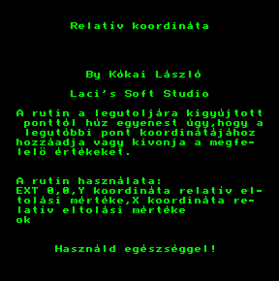 Relatív koordináta