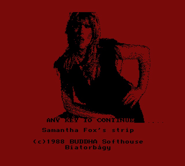 Samatha Fox's Strip (f7) extra