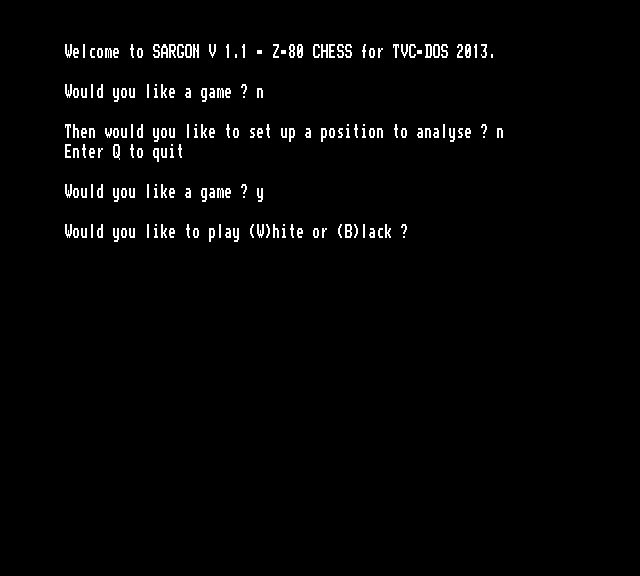Sargon v1.1 (DOS)