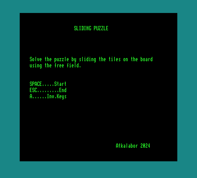Sliding puzzle extra