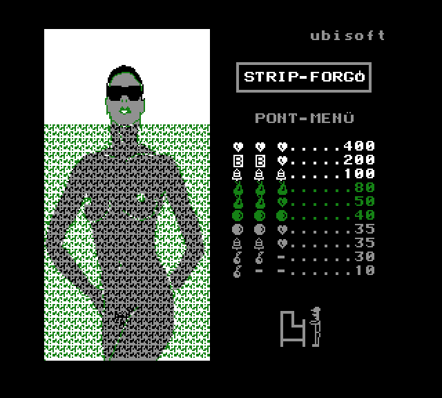 Strip-forgó (zöld)