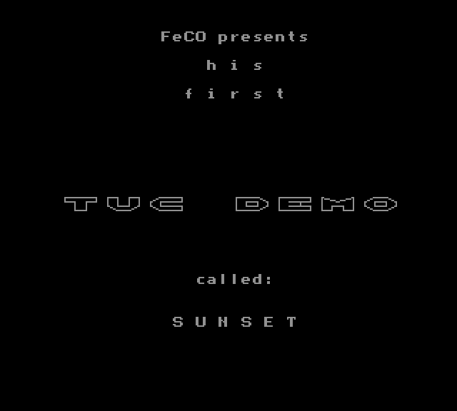 Sunset Demo