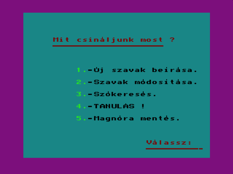 Szótár