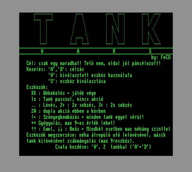 Tank wars v1