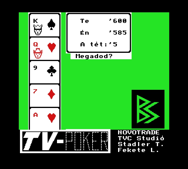 TV-Póker (eredeti wav) extra