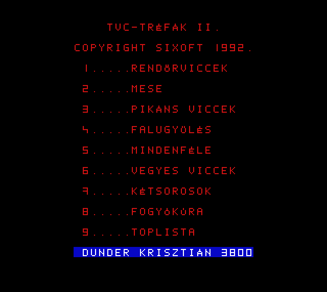 TVC tréfák II. (wav) extra
