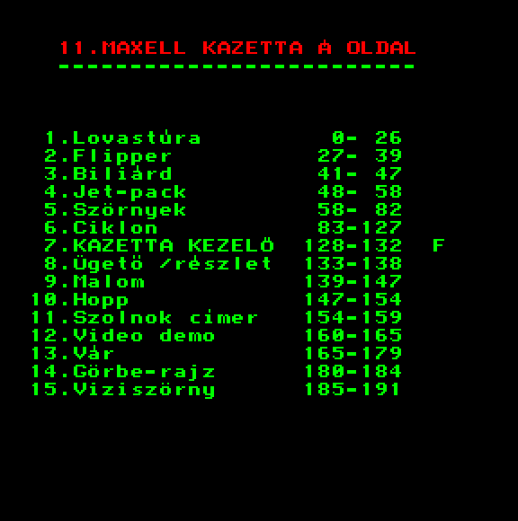 TVC program lista 2