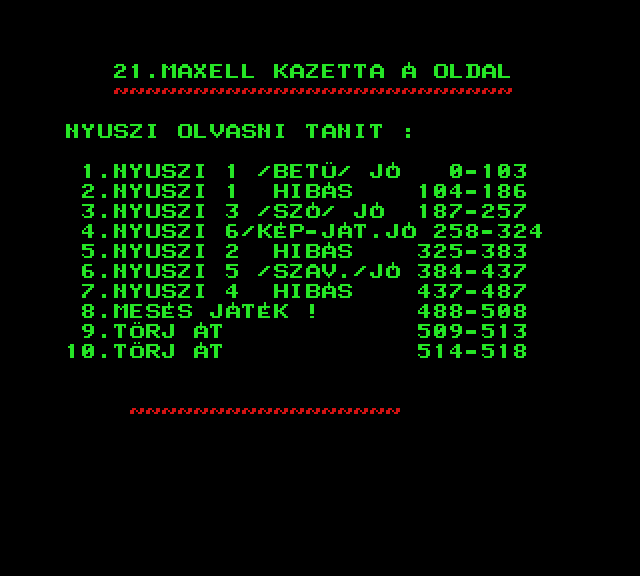 TVC program lista 4
