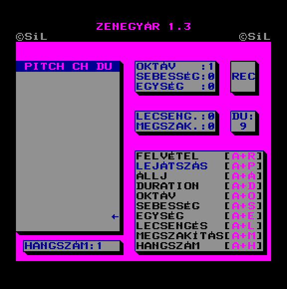 Zenegyár 1.3 extra
