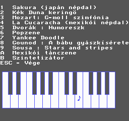 Zene-Zene-Zene (aka. Zenék) (v1) (eredeti kazettás verzió - 8 Játék)