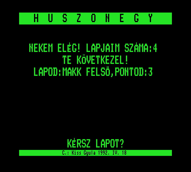 Zsuga (Huszonegy)